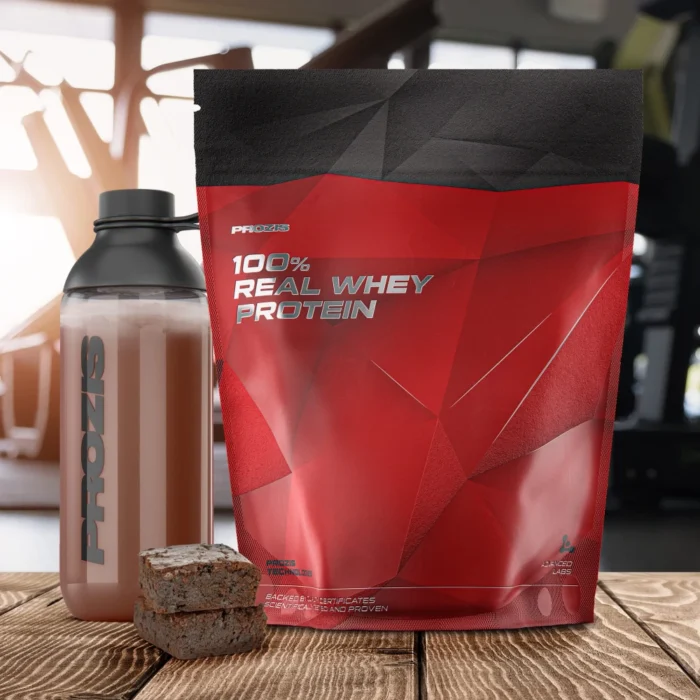 100% Real Whey Protein 1000g Chocolate Brownie - Imagen 1