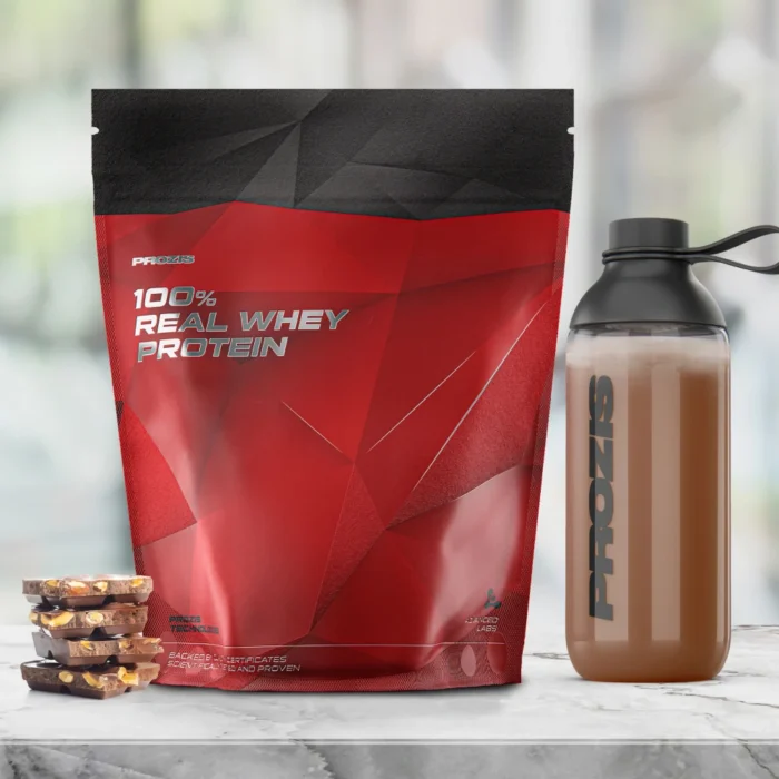 100% Real Whey Isolate 1000g Chocolate-avellana - Imagen 1