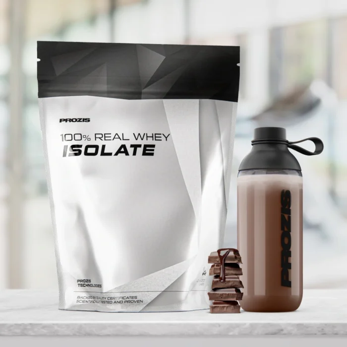 100% Real Whey Isolate 1000g Chocolate - Imagen 1