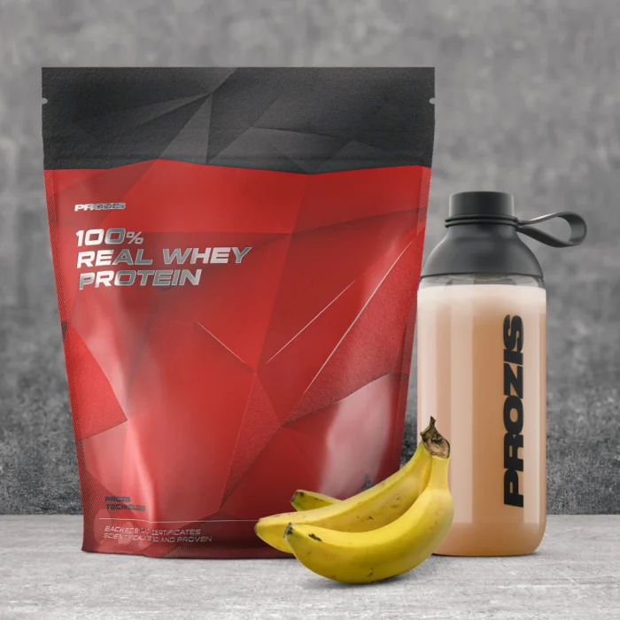 100% Real Whey Protein 1000g Banana - Imagen 1