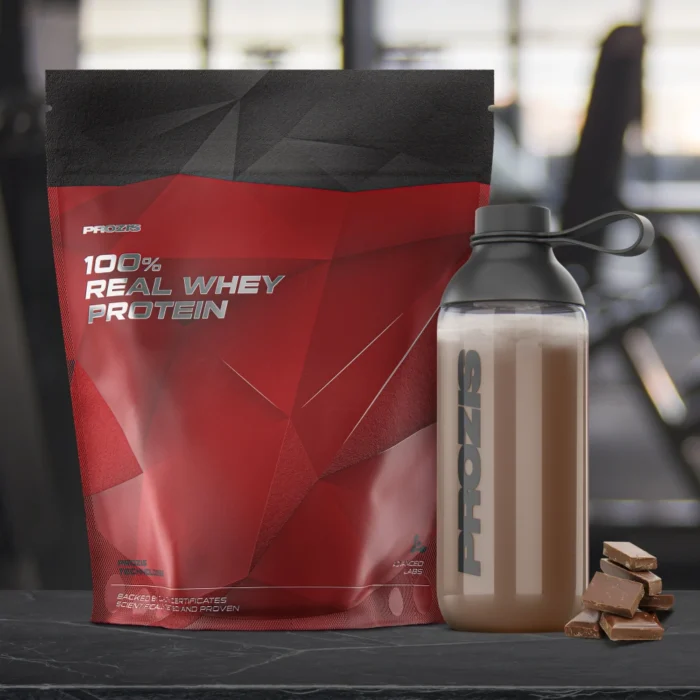 100% Real Whey Protein 1000g Chocolate - Imagen 1