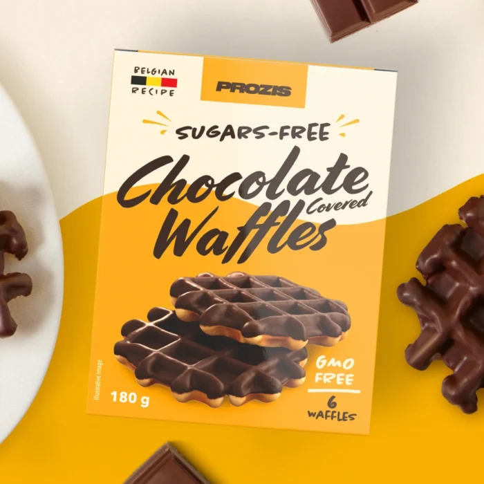 Sugar Free Chocolate Waffles 30g Chocolate - Imagen 1