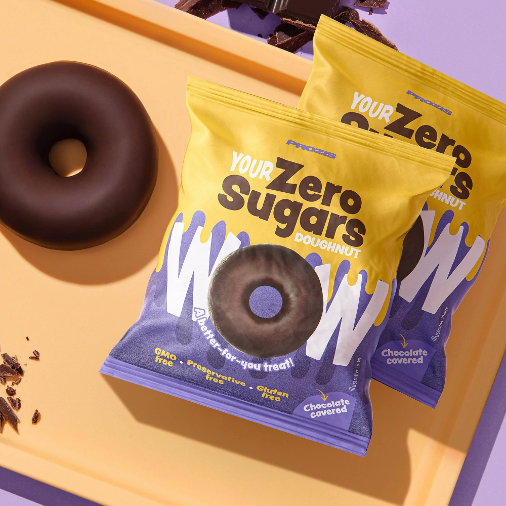 Zero Sugars Doughnut 50g Chocolate Zero Sugars Doughnut 50g Chocolate - Imagen 1